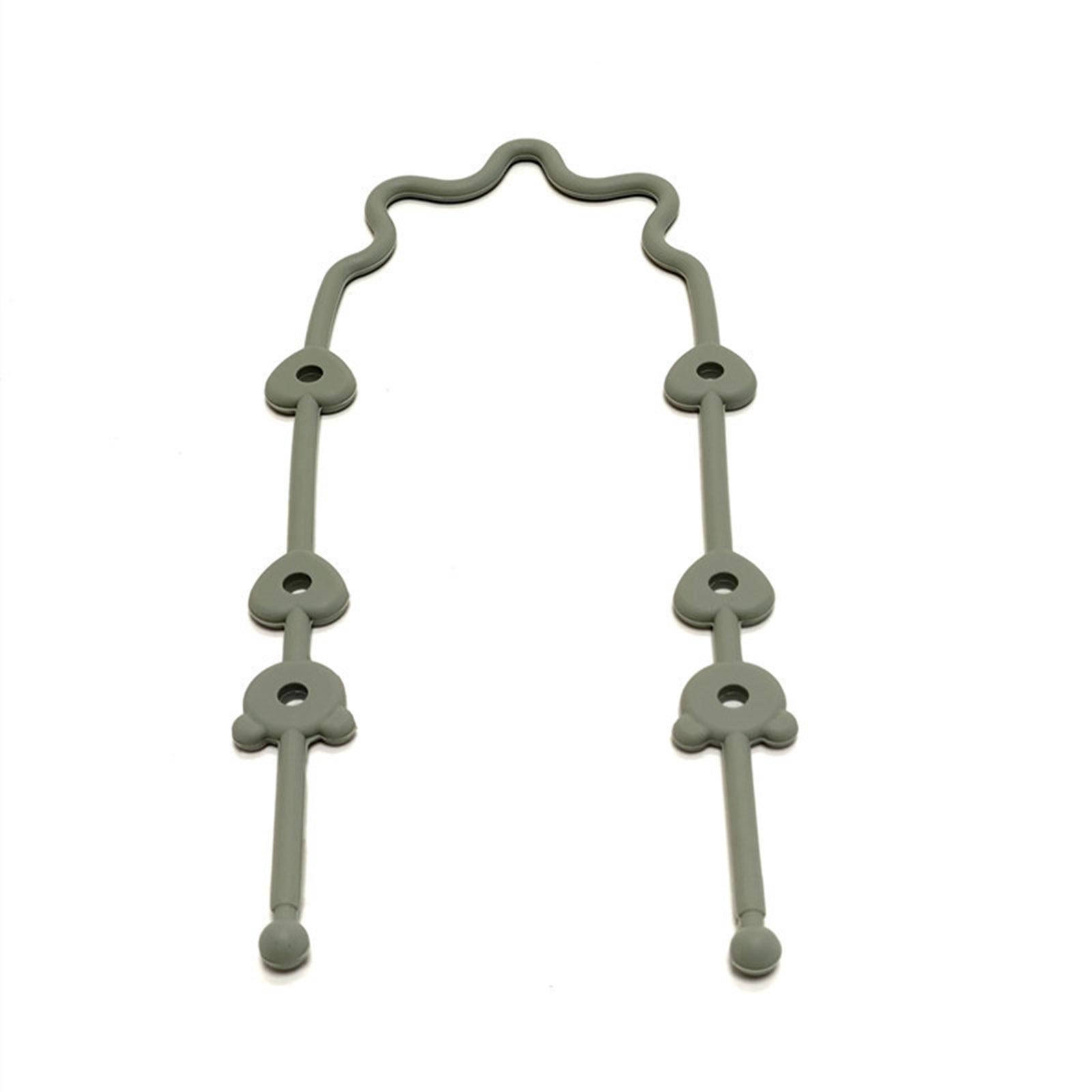 

Держатель для детской соски-пустышки, силиконовый держатель с ремнями безопасности, аксессуары для детской коляски, игрушка-цепочка для детской соски-пустышки и держатель для чашки 2