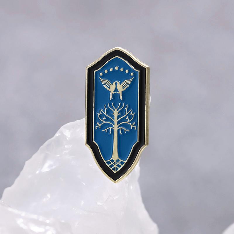 Smaltované odznáčky Westernová fantasy novela Vlastní filmové brože Odznáčky na klopu Šperky Dárek pro fanoušky přátele