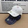 Light and breathable lace cap, hot diamond flower design, comfortable outdoor travel versatile sunshade baseball cap