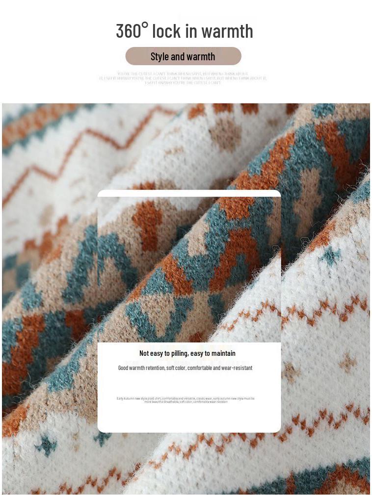 Pánský vintage úpletový rolák – Teplý a trendy na podzim/zimu