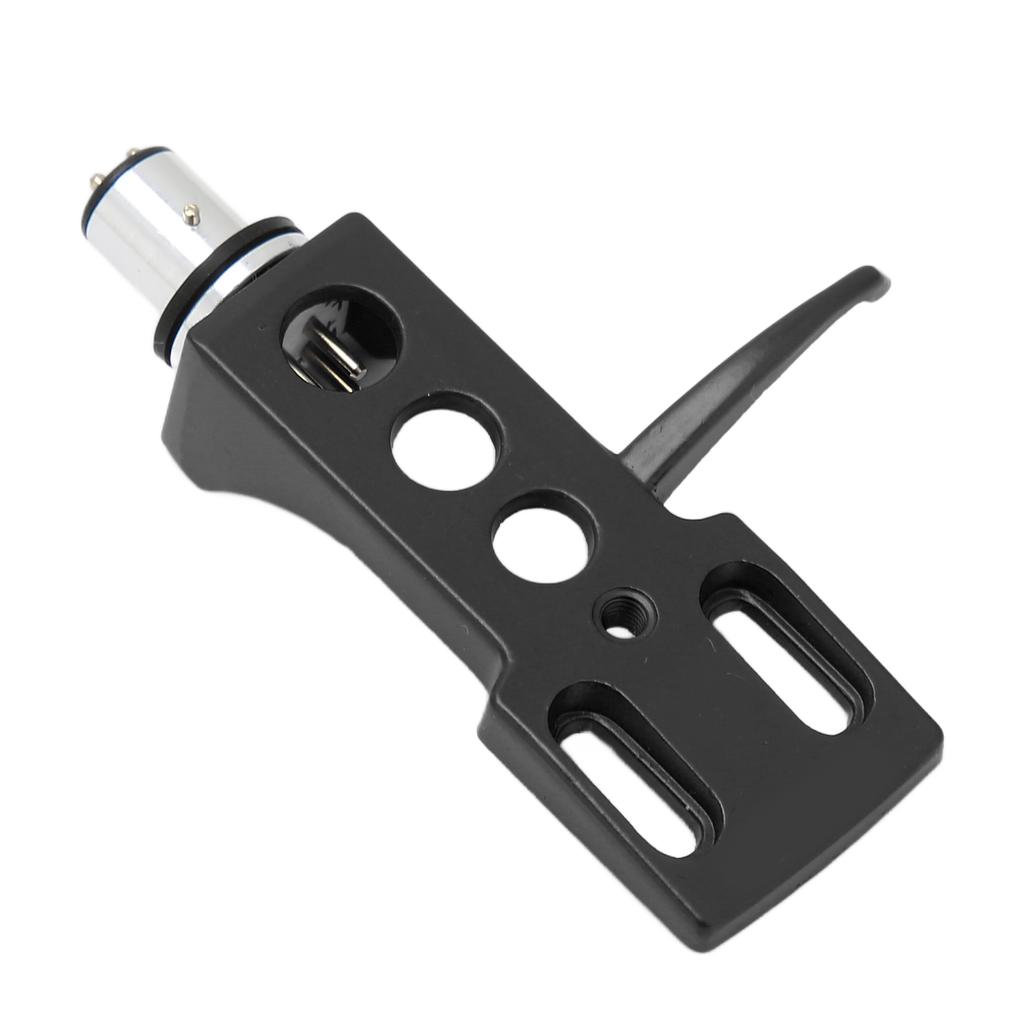 Vinyl Stylus Holder Aluminium Alloy Vinyl Record Phonograph Cartridge Holder with 4 Connection Wires