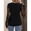 Spring And Autumn New Women'S Versatile Long Sleeve Daily Business Commuter Elegant Comfort Sexy Bottom Shirt Top