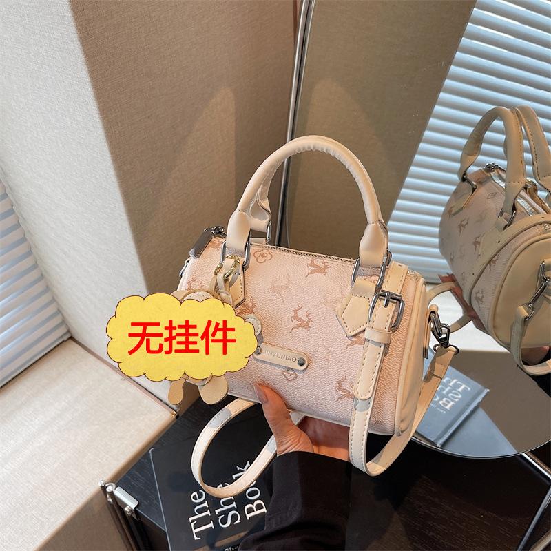 

Women s bag original niche design vitality more cylinder Boston bag 2025 new portable messenger bag
