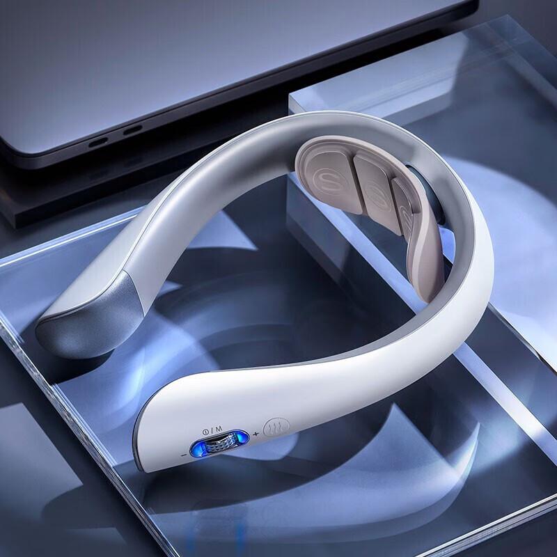 SKG Portable Electric Pulse Neck Massager with Heat