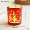 Nordic Glass Candle Holder – Christmas Aromatherapy Wax Cup, Creative Romantic Home Decor Ornament