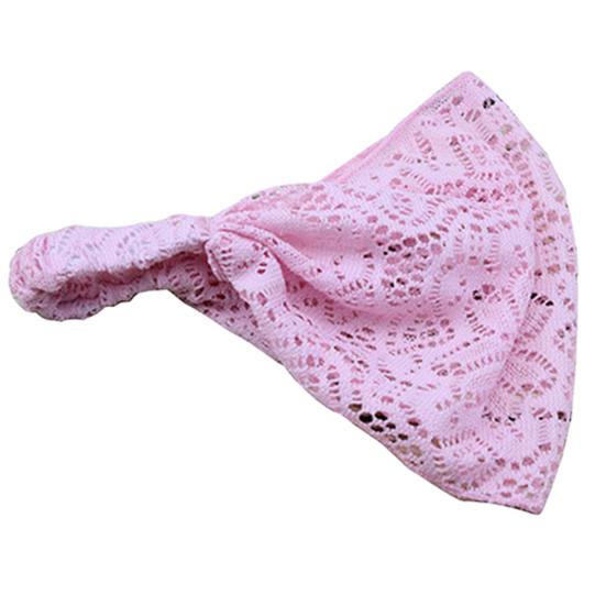 Girl's Fashion Stretchy Wide Lace Headband Turban Headwrap Bandanas Hairband