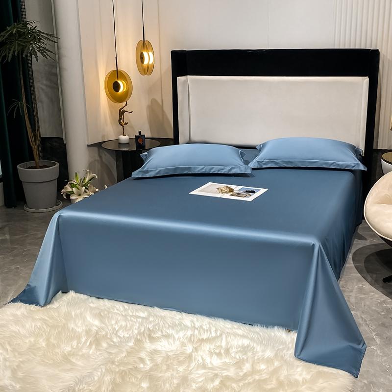 1000TC Egyptian Cotton Flat Bed Sheet 100% Cotton Top Sheet with Pillowcases  Luxury Soft Bed Sheet Bed Linen Double Queen King