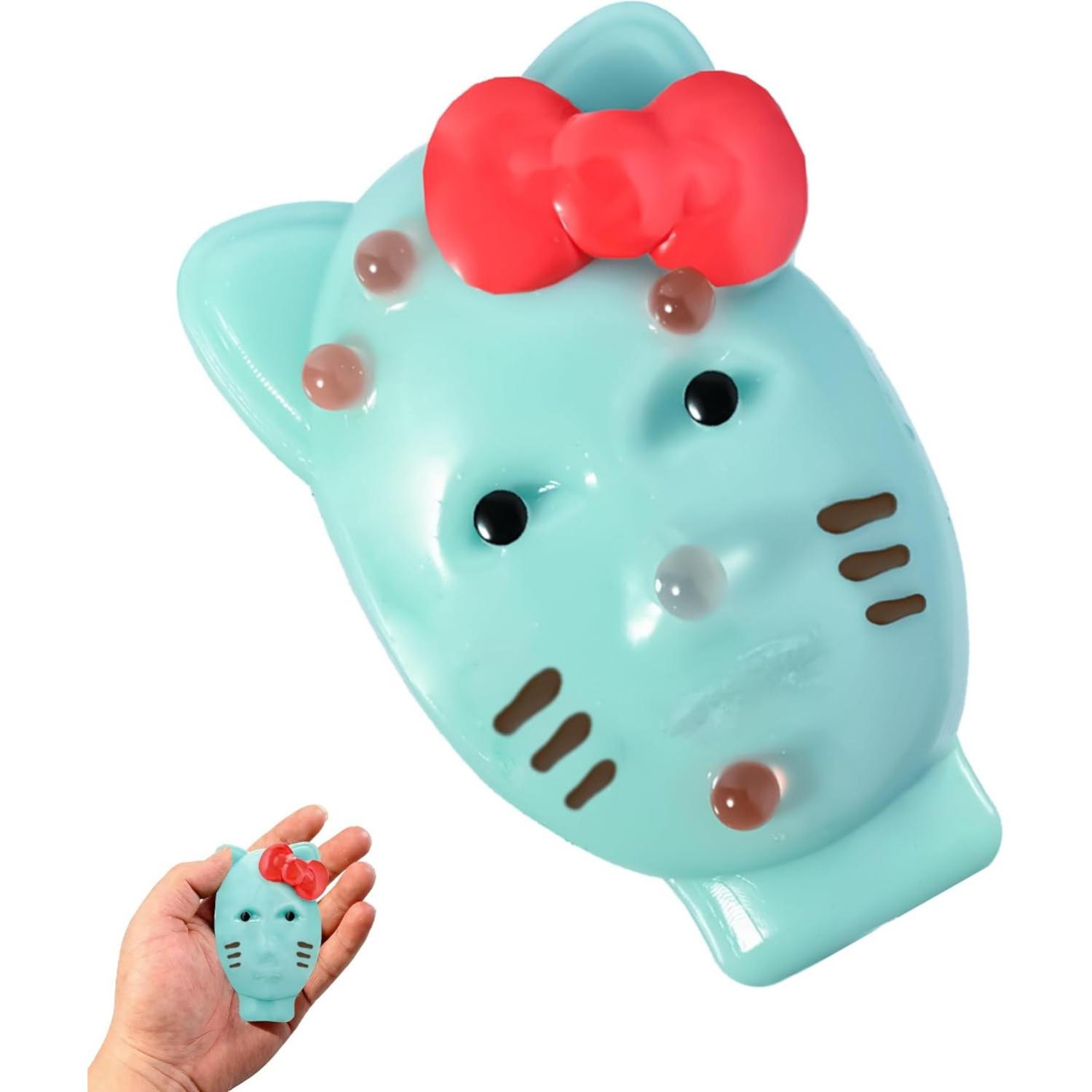 Pimple Popping Fidget Toy,Pimple Popper Squishy Face With Filler Tools Novelty Stressrelief Toy Reusable Self-Filling For Adults
