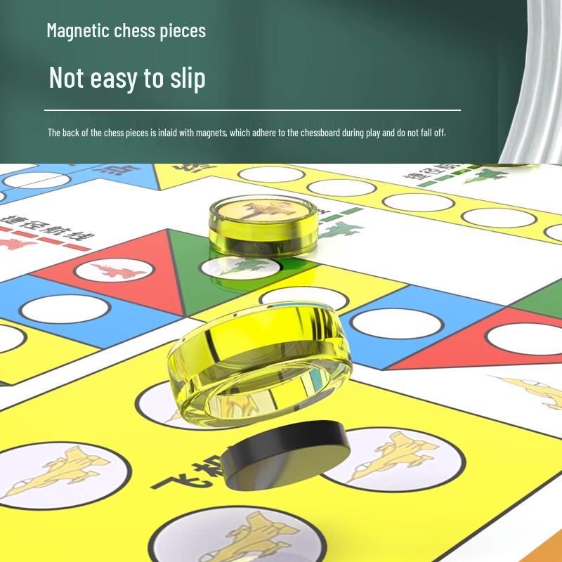 COODORA Magnetic Folding Flying Chess Board Game for Kids