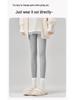 Plus Size Women's High Waist Thermal Cotton-Wool Pants - Antibacterial, Autumn/Winter Base Layer