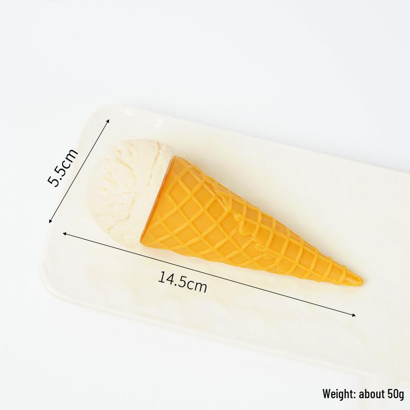 Realistic Ice Cream Cone Model for Shop Displays