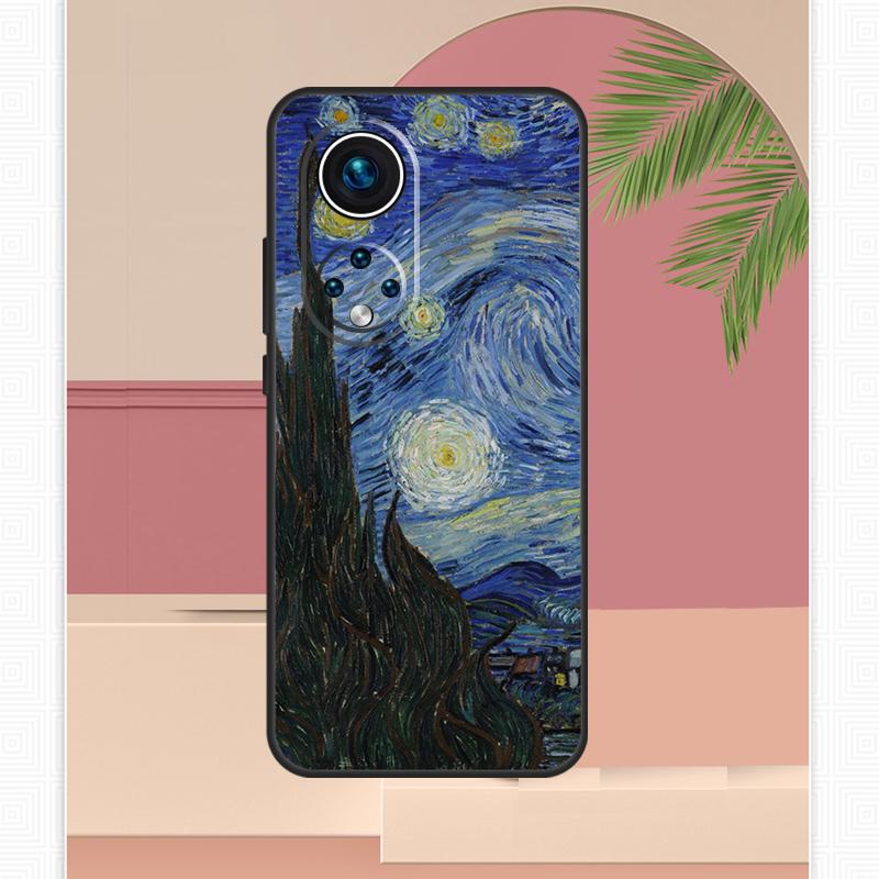 Oil Painting Van Gogh Case For Honor Magic 8 Pro 7 6 5 Lite Honor 200 400 X9c X9b X9a X8b X8a X8c 50 70 90 Cover