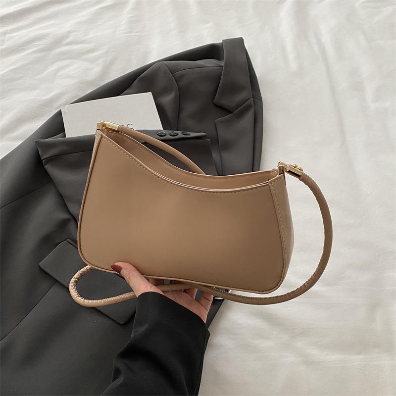 

Simple texture fashionable small bag women s simple popular underarm bag spring and summer casual versatile tide shoulder bag