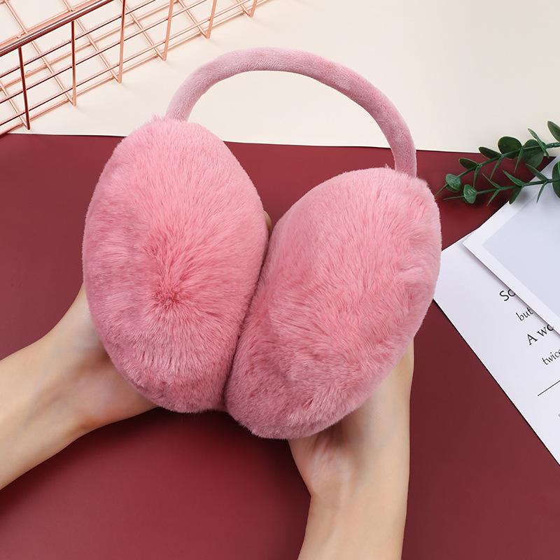 Autumn and Winter Students Ride Lovely Ears Warm Face Women's Earmuffs