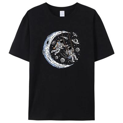 Bitcoin Krüpto BTC Kuule T-särk Meestele 100% Puuvillane T-särk Streetwear T-särk Lühikeste Varrukatega Astronaut Krüptovaluuta T-särgid Topid