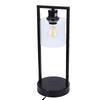 Table Lamp 3 Levels Brightness Touch Control Industrial Bedside Lamp with 7W Wireless Charing USB Port for Home Bedroom