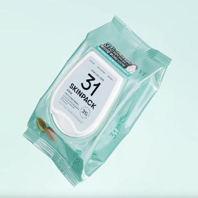 פדים טונר עדינים 31℃ לעור גלוטתיון 100 יח' - להבהרה מיידית והרגעה, מועשרים בגלוטתיון ופפטידים