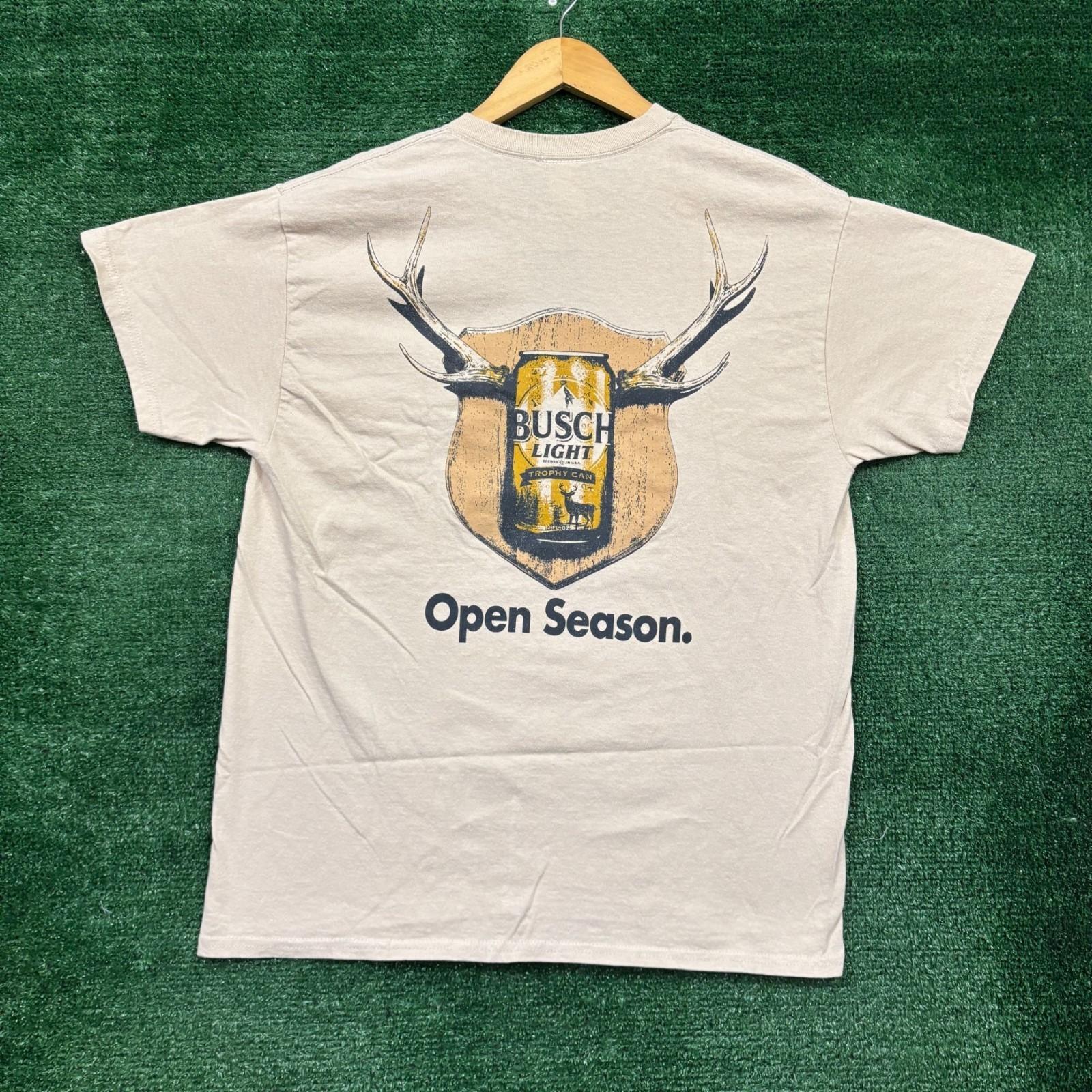 Junk Food Clothing x Busch Light Open Season Size Medium Unisex T-Shirt XXL