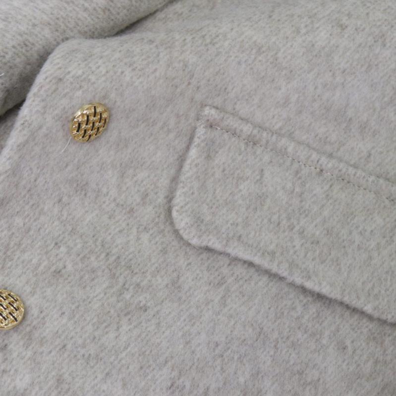 French Style Women's Double-Sided Wool Coat – Petite, Stylish, Versatile Short Jacket