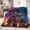 Resident Evil Vivid Print Flannel Blanket, Cartoon Character Bedding, Warm Home Decor for Chairs, Portable Picnic_LIAN