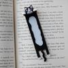 Hanging Cat Bookmark Plastic 3D Printed Long Body Kitten Book Page Marker Animal Decoration Book Lovers Birthday Christmas Gift