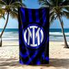 Inter Milan Beach Towel High Absorbency Quickdry Comfortable Lightweight Perfect For Traveling Yoga Camping And Swimming