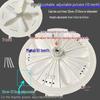 Universal Adjustable Washing Machine Pulsator Disc with 10/11-Tooth Wave Design