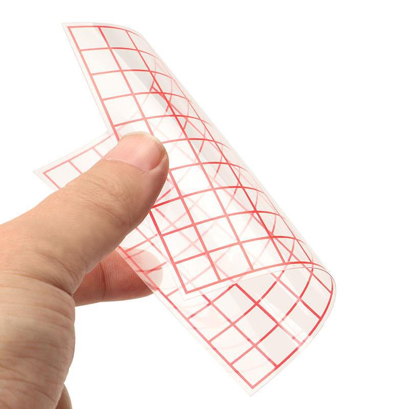 Transparent 1cm Grid Paper - 100 Squares for Math Teaching