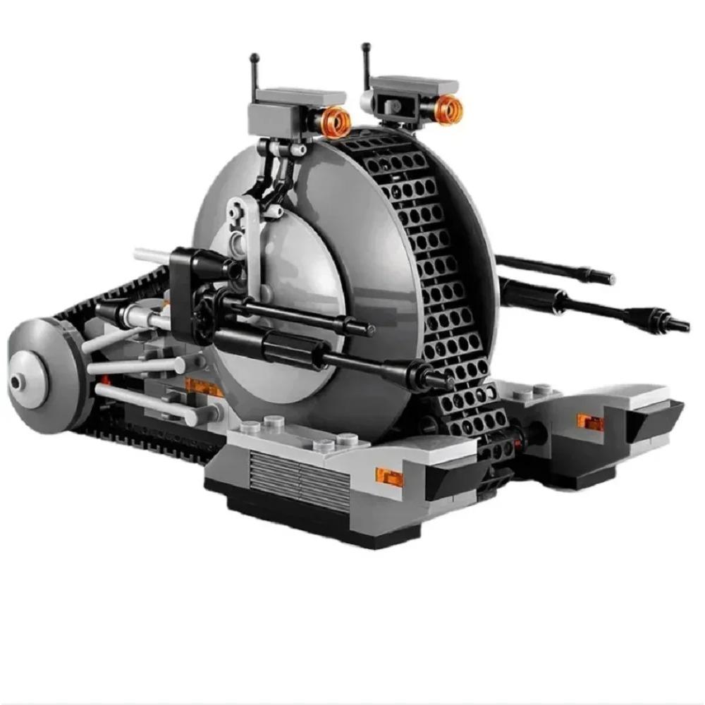 2025 In-stock New Space Hegemony Movie Scene Tank Droid Building Block Model DIY Assembly Toy Children Birthday Gift MOC-75015