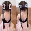 Sweet Girls' Braided Wigs & Pony Cartoon Bow Hair Clips - Children's Day Accessories