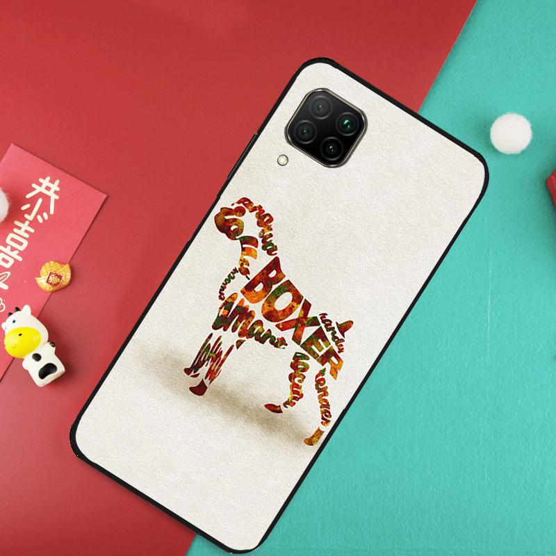 Cute Boxer Dog Puppy For Huawei Nova 9 10 SE 11 Pro 7i 8i 11i 12i Y73 Y72 Y61 Y91 Y90 Y70 Y60 P30 P40 Lite Case