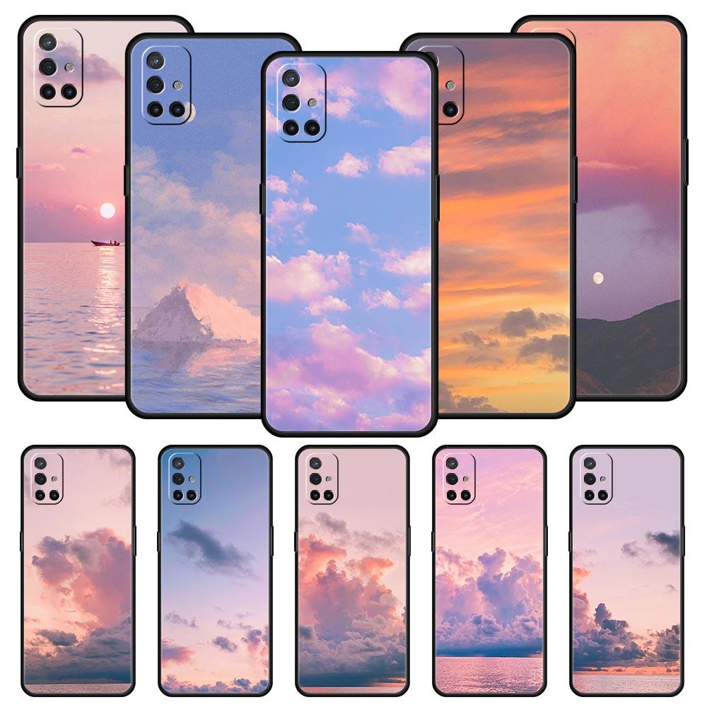 Cloud Summer Sunset Glow Case For OnePlus 15 13 12 11 10 9 8 15T 13T 10T 7T Pro 13R 12R 9RT 8T Nord 4 N10 2T CE 2 3 5G Cover