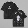 Anime Jujutsu Kaisen Gojo Satoru Graphic T-shirt Vintage Washed T Shirt Men Women Clothes Oversized Cotton Short Sleeve