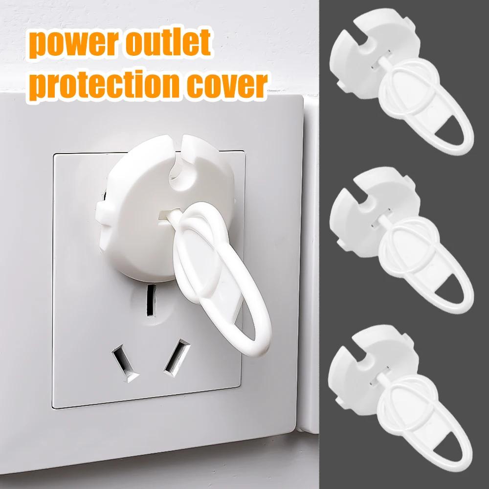 Key Socket Power Protective Cover  Power Switch Safety Protective Outlet Guard Locks Anti Electric Kids Safety Supplies