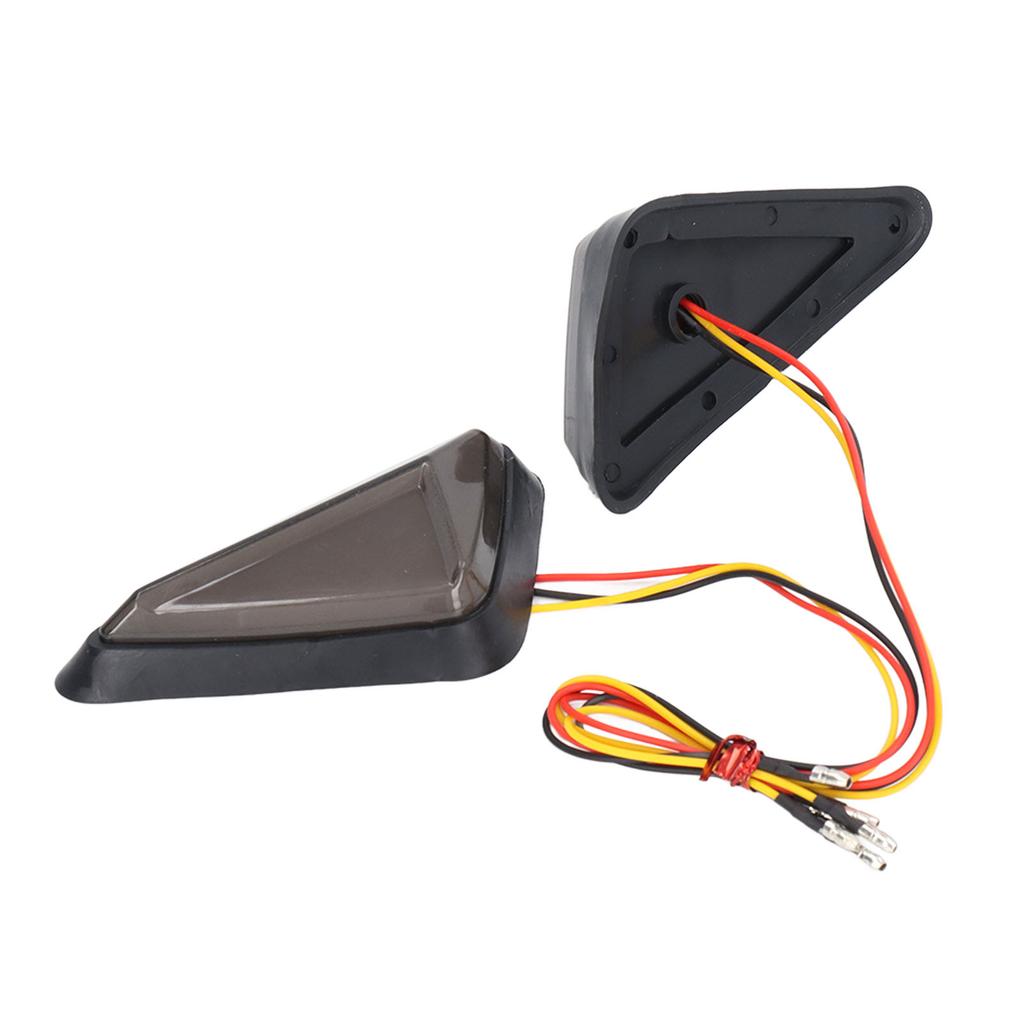 2pcs Motorcycle LED Turn Signals Flush Mount Indicator Blinker Universal for Motorbike