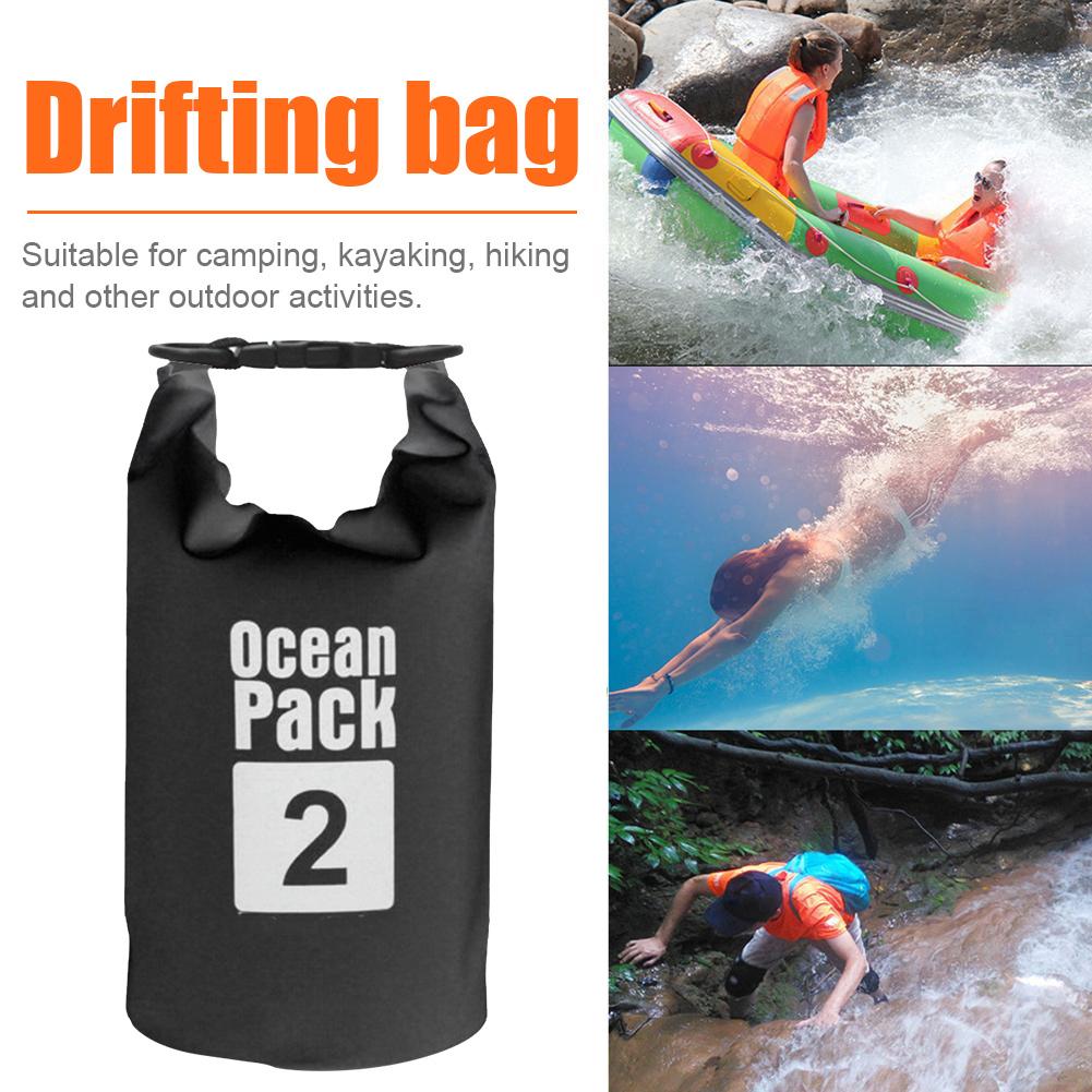 2L 5L Drifting Waterproof Bag Dry Bag Swimming Bag Phone Waterproof Pack Beach Bag for Outdoor Camping Floating Boating Kayaking