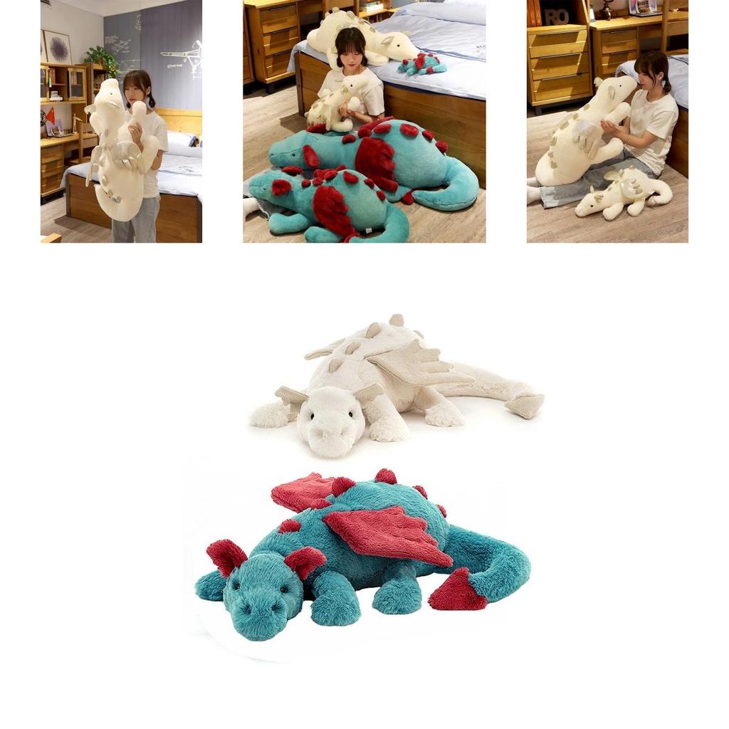 Soft And Comfortable Evil Dragon Plush Toy With Fly Wings For Kids Perfect Xmas Gift