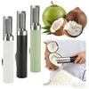Electric Coconut Grater Machine Handheld Spatula Peeler Shredder with Stainless Steel Rotating Blade Easy One-Button Operation Kitchen Tool
