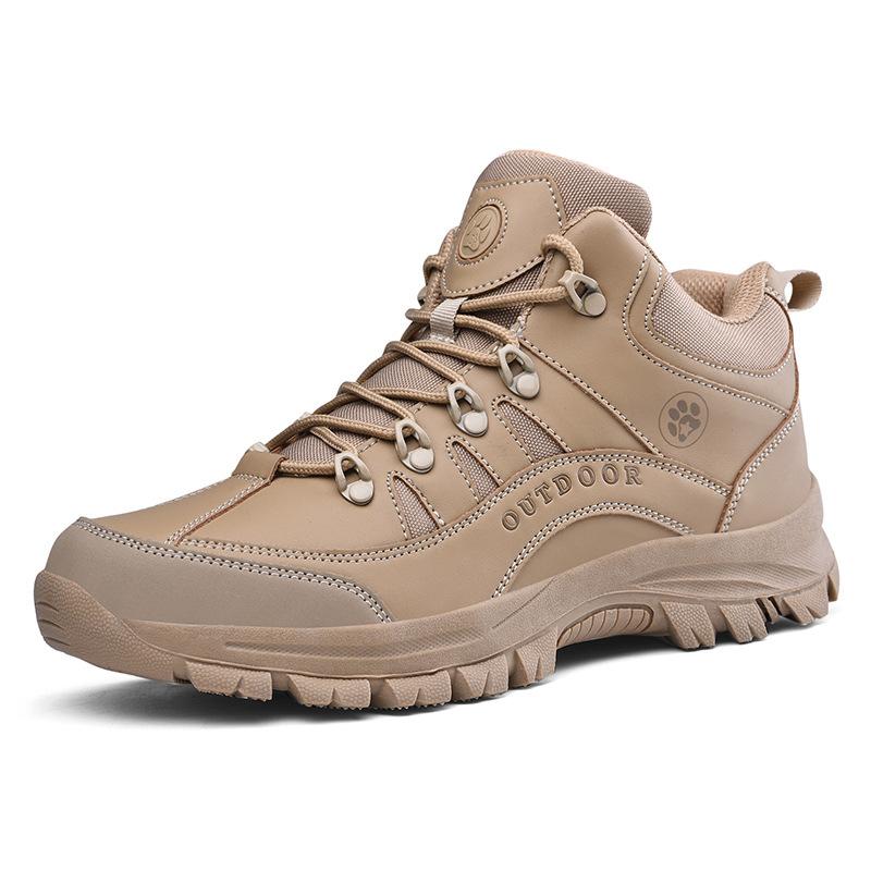 2025 New Trendy Large Size Men's Hiking Shoes Fashion Hiking Shoes Military Boots Non-slip and Wear-resistant Outdoor Shoes Men's Shoes Jinjiang