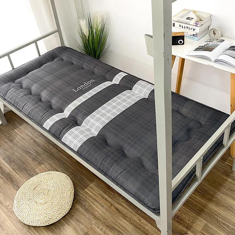 WTEMPO Large Size Soft Home Bed Hotel Tatami Printed Foldable Mattress Cushion Thick Warm Student Dormitory Mattress Back-to-school Season Mattress