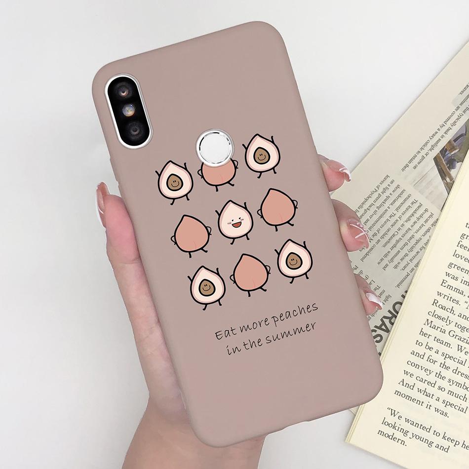 Case For Xiaomi Redmi S2 Y2 Cover Soft Matte Cute Pattern Silicone TPU Phone Case for Xiaomi RedmiS2 S 2 Y 2 Cases Back Cover