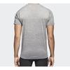 Adidas T Shirts Men's Shade 3 Gray Crew Neck Moderate Straight Fit CW3443