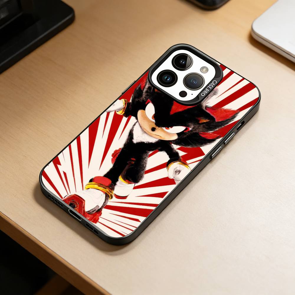 S-Shadow the Hedgehog  Phone Case For iPhone 17,16,15,14,13,12,11 Plus,Pro Max,XS,Colorful Silver Phone Case Funda Cover