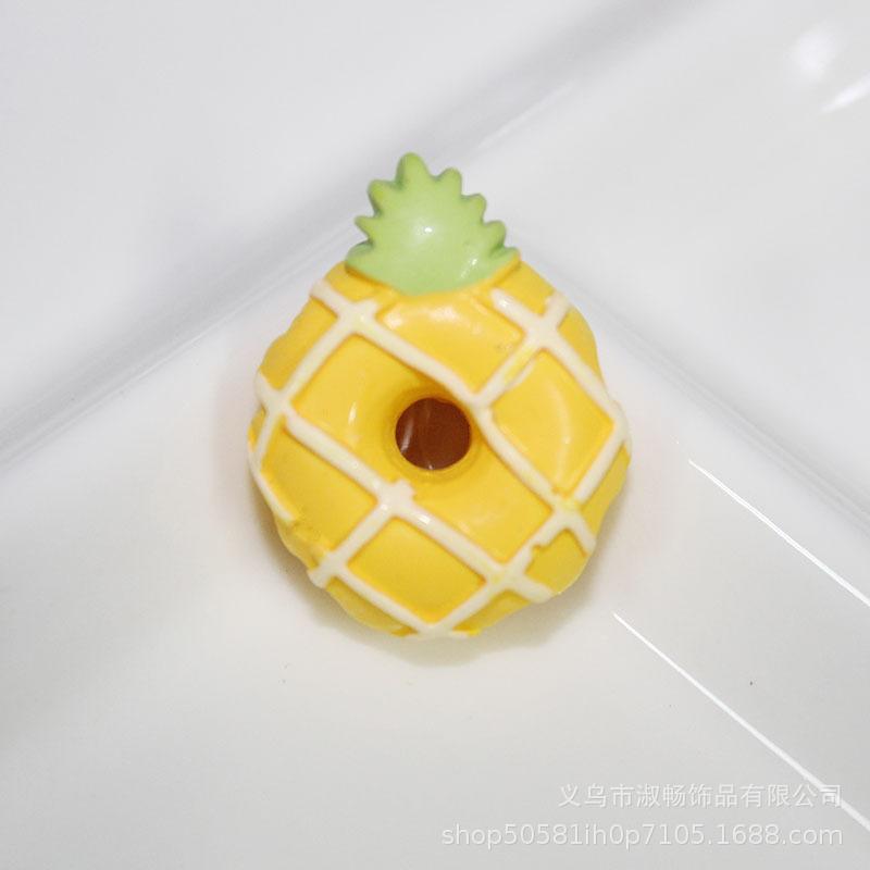 Cartoon Donut Trendy Handpainted Resin Material Summer 2021 Collection