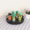 Rotating Kitchen Seasoning Rack: Multifunctional Storage for Oil, Salt, Sauce, and Vinegar in Corner Spaces.