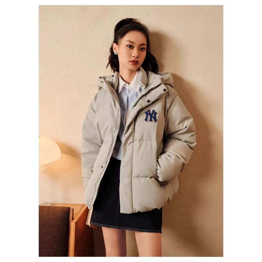 New MLB New York Yankees Down Jackets Unisex Gray 3ADJV0236-50GRS