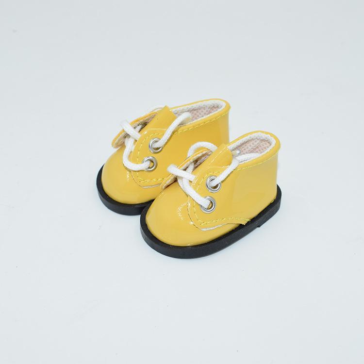 

5cm Star Doll Idol Cute Lace-up Leather Shoes for 20cm Cotton Doll Toy 5.5 x 3.1 x 2.6 CM (L*W*H)