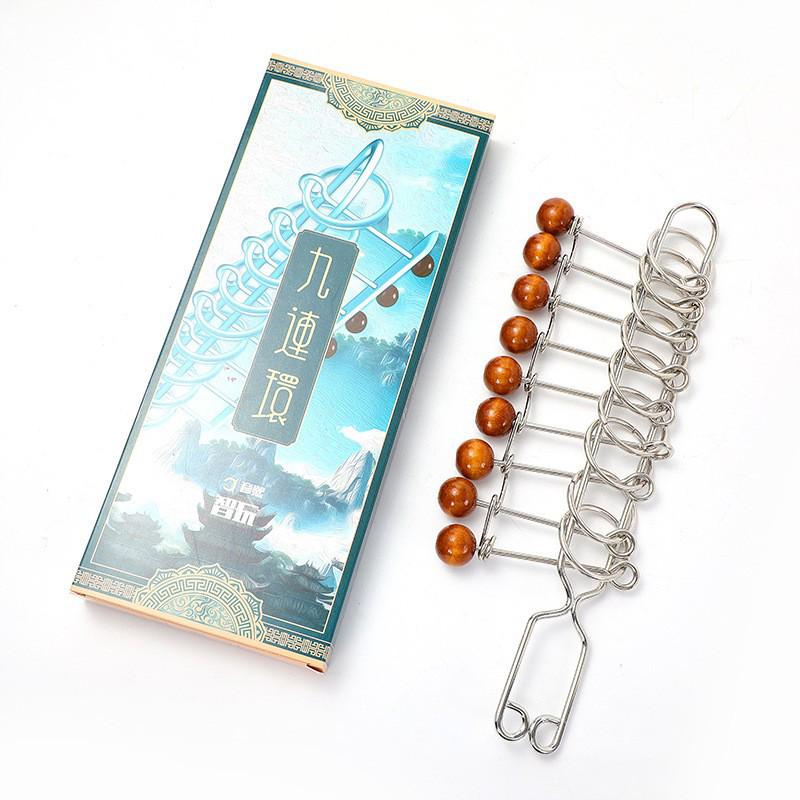 IQ Toys 8-teiliges Puzzle-Set - TikTok Trend Interlocking Rings