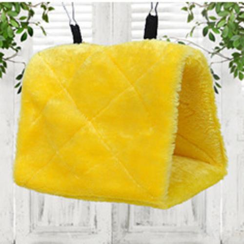 Winter Pet Bird Parrot Cages Warm Plush Hammock Hanging Cave for Sleeping and Hatching Swing Toy Cage Hammock Bird Accessories