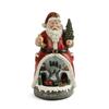 Rotating LED Christmas Tree Ornament with Music Box and Colorful Lights - Ideal Holiday Gift.